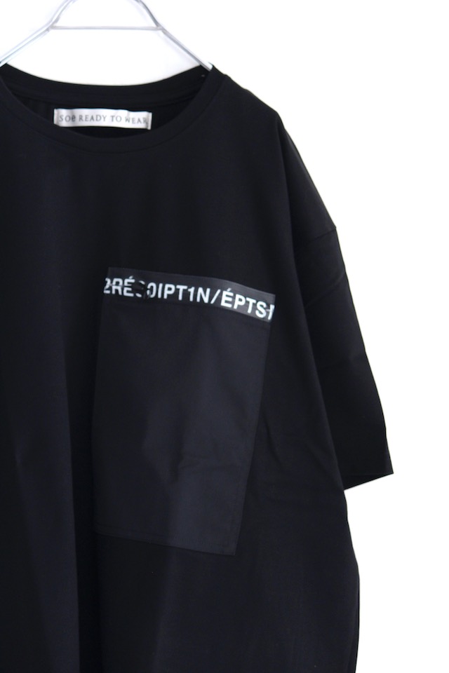 soe(ソーイ) / レタージップTシャツ<LETTERD ZIP T-SHIRT /1191-11-001