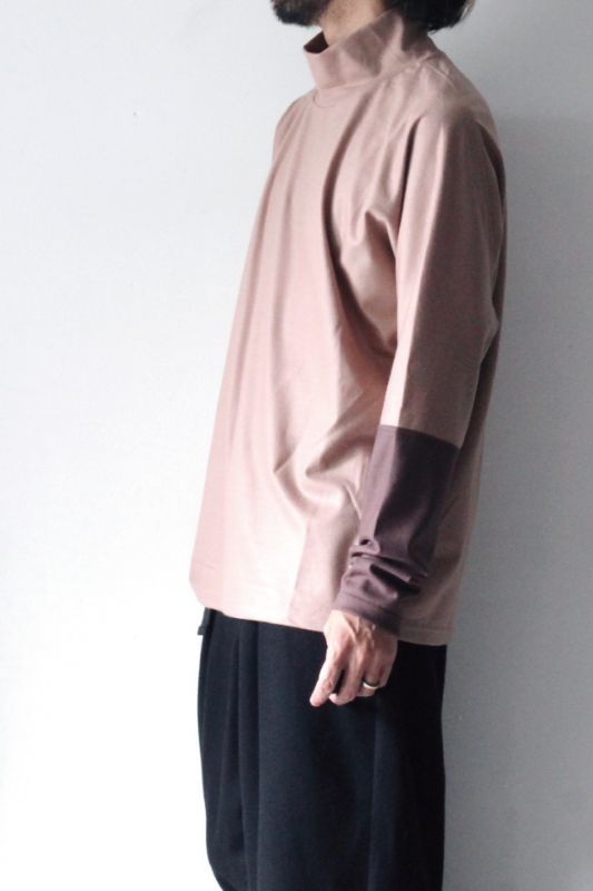 ETHOSENS(エトセンス) /BYCOLOR HIGH NECKED PULLOVER / E219-002