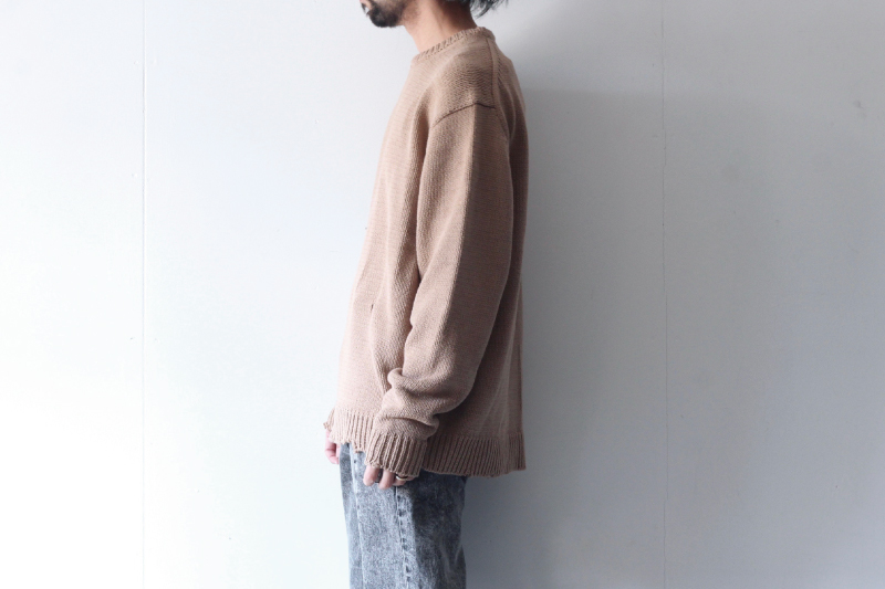 soe(ソーイ) / ダメージニット<CREWNECK GRUNGY SWEATER / 1201-10-001