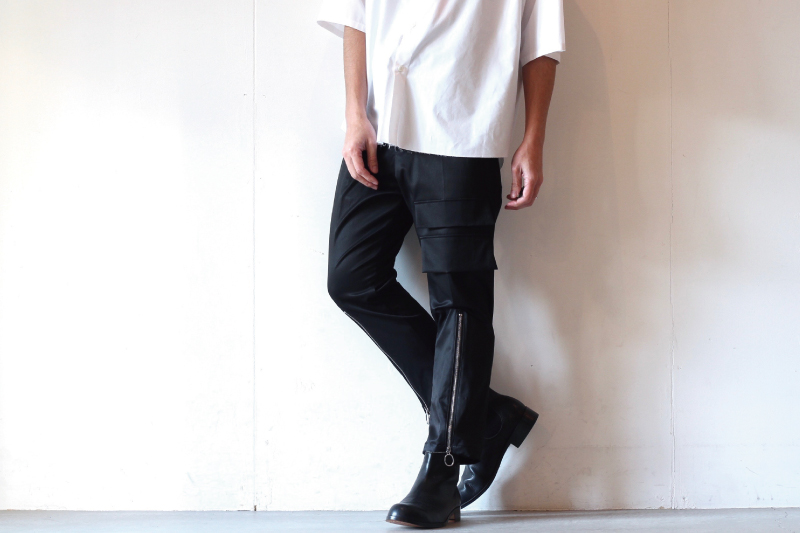 Liberum リベルム Zip Cropped Pants ss Pt05 ジップクロップドパンツ の通販 公式取り扱いセレクトショップ Aluvous 一万円以上送料無料 大阪 中崎町