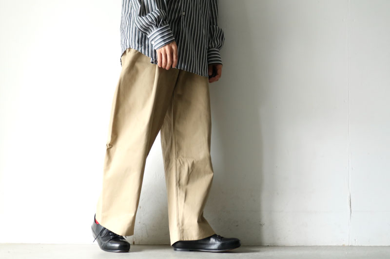 STUDIO NICHOLSON(スタジオニコルソン) / PEACHED COTTON TWILL VOLUME