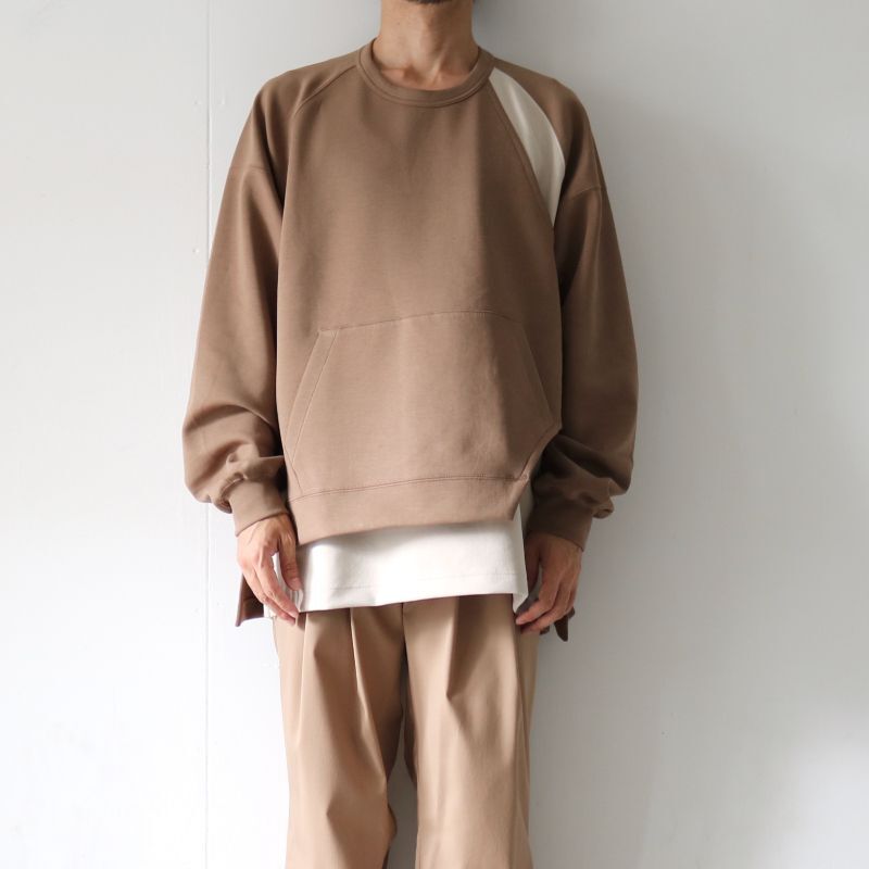 TAUPE[トープ] / レイヤードスウェット（DOUBLE -KNIT LAYERED