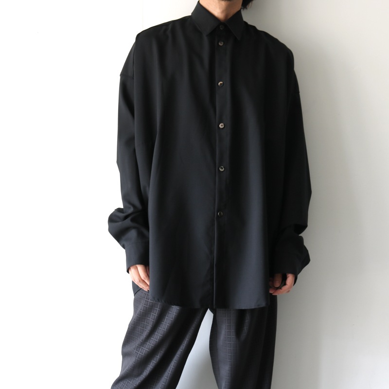 A.F ARTEFACT / コクーンシャツ（Tropical Wool Cocoon Shirts[ag-5030