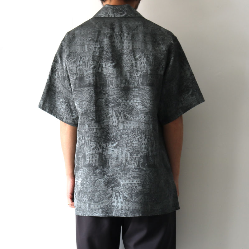ETHOSENS(エトセンス) / Jaquard SS shirt [4E123-25]（ジャカード半袖 ...